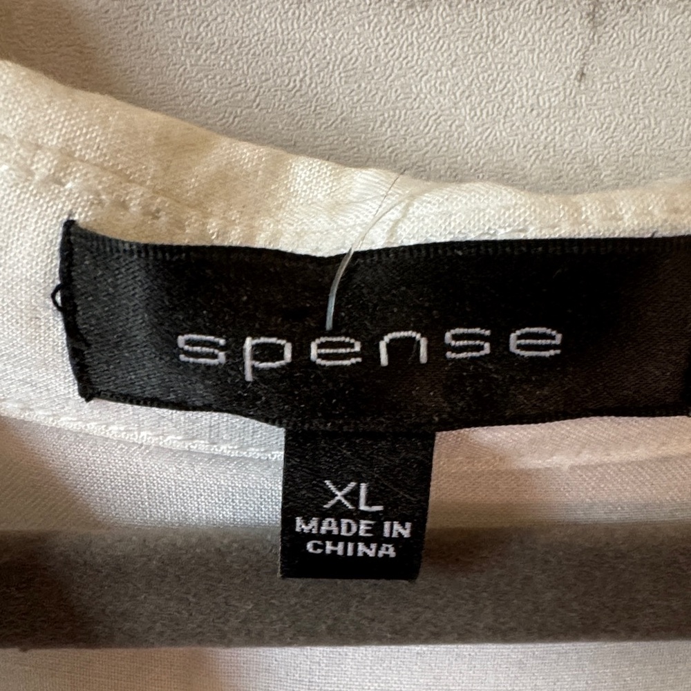 Spense White Button-Down Blouse - image 3